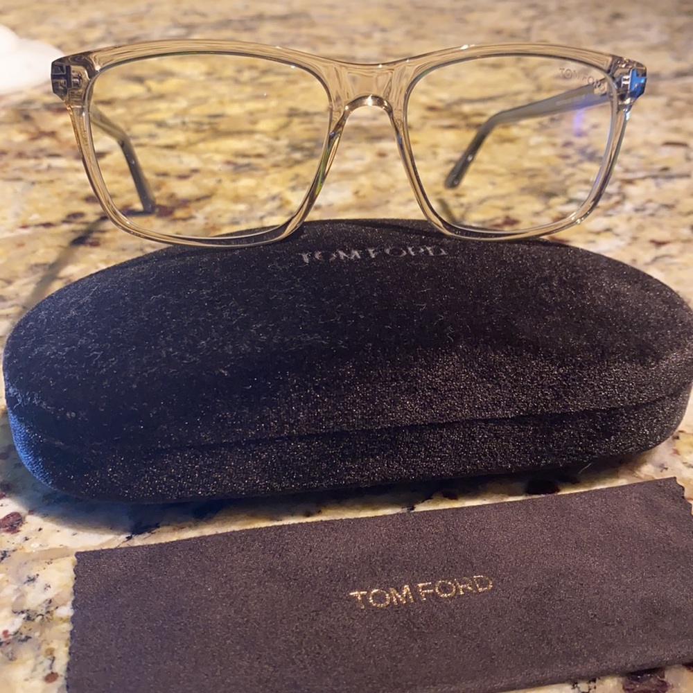Tom Ford Clear Frame Glasses - Blue Block no Rx